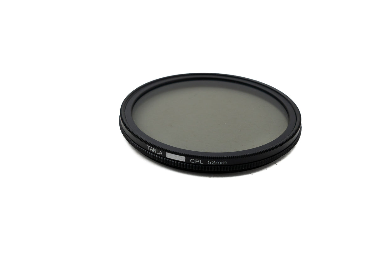 CPL Filter 52 mm Circular Polarizer Linse mit Gewinde Hülle für iPhone 15 Plus | System-S