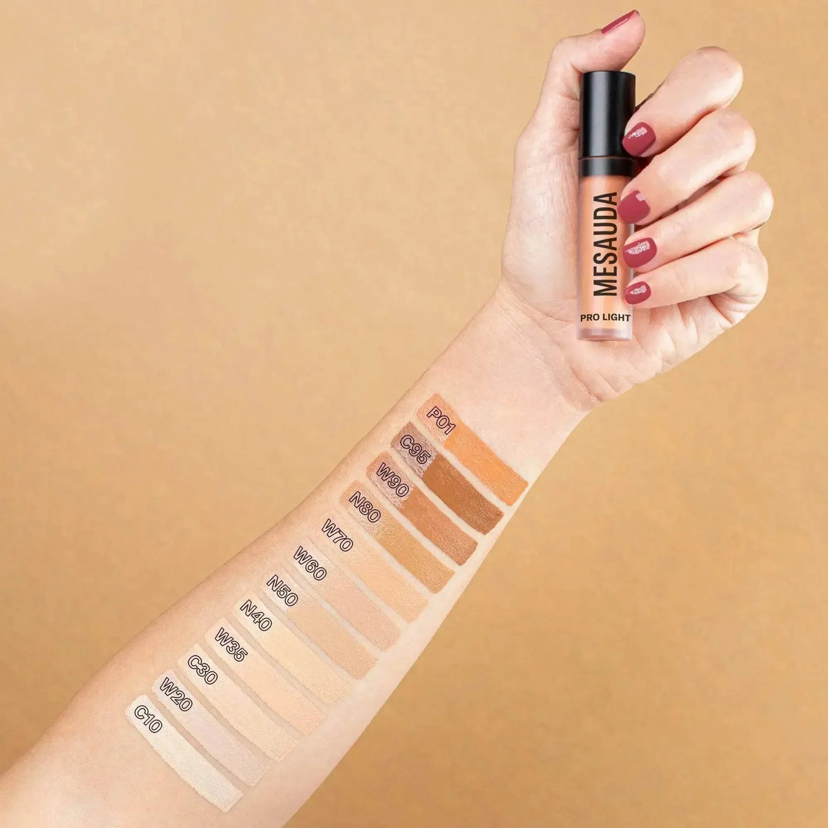 MESAUDA CONCEALER MOISTURIZING FLUID PRO LIGHT CONCEALER