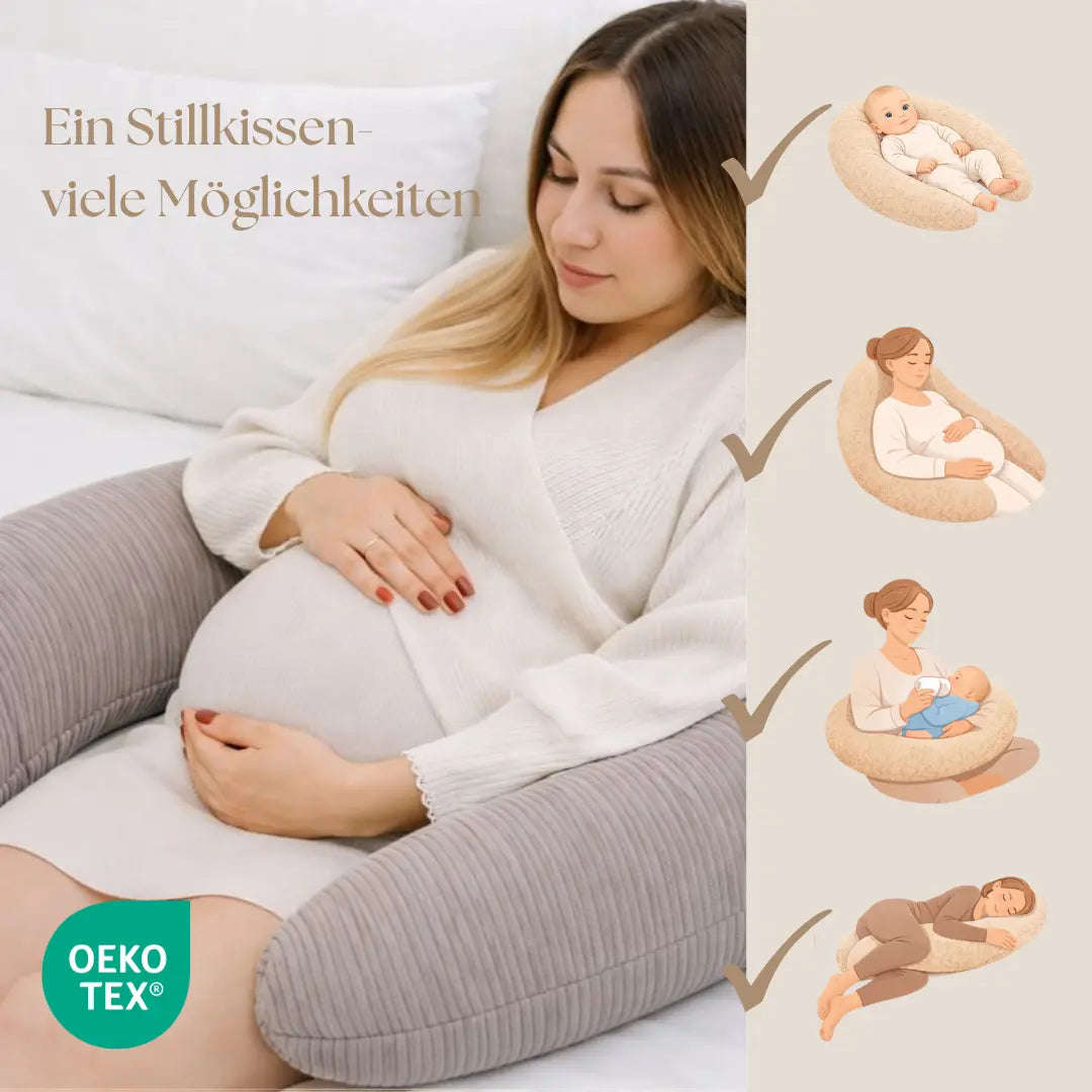 Stillkissen Cord XXL – ergonomisch & stilvoll Namma Markt