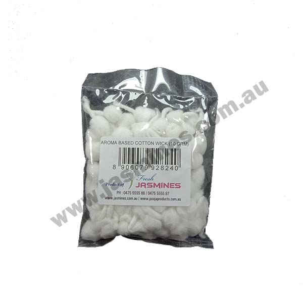 COTTON WICKS WHITE-AROMA BASED (10 GRMS) product image 1