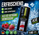 Fitness Getränkekonzentrat - Himbeere - mit 7 wertvollen Vitaminen ergibt 80 Liter