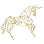 Origami Einhorn aus Holz -