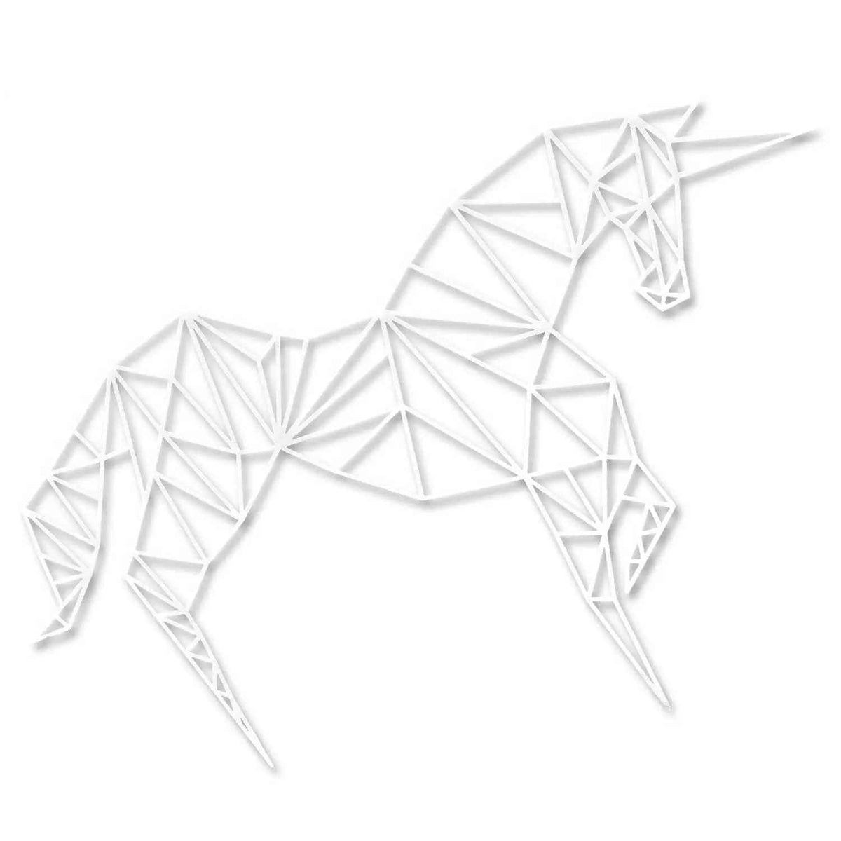 Origami Einhorn aus Holz -