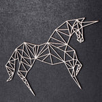 Origami Einhorn aus Holz -