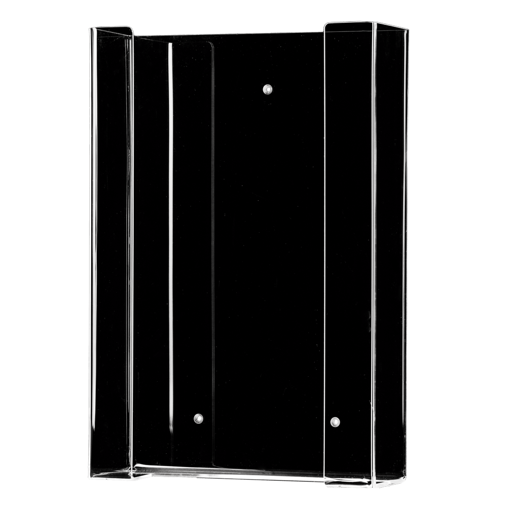 Einmalhandschuh Spender für 3 Boxen, Handschuh-Dispenserhalter TRIO, 258 x 392 x 96 mm, transparent, milchig, Acryl | 1 Stück