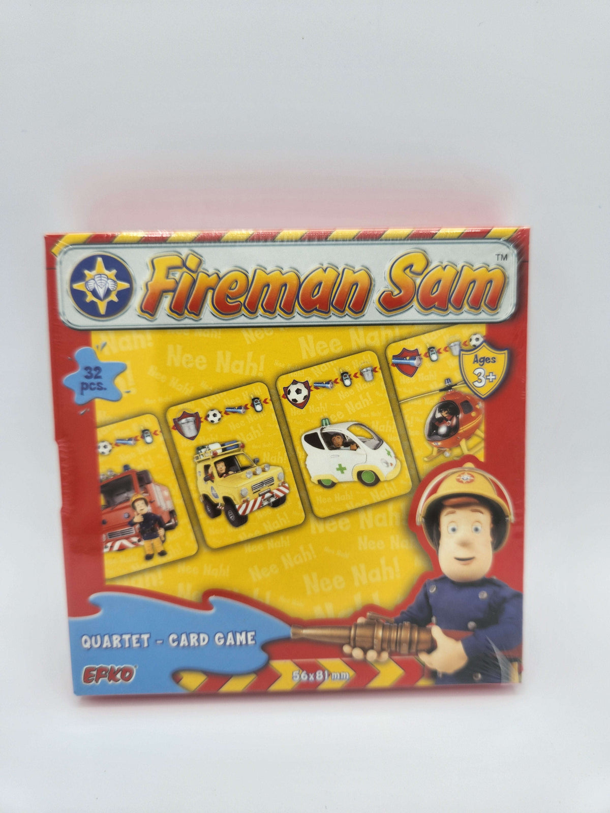 Feuerwehrmann Sam Quartett + Sticker Set Namma Markt