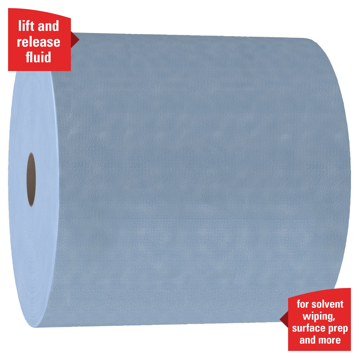 WypAll® X90 PowerClean - Großrolle / Blau - 1 Roll x 450 Sheets | Karton (1 Rolle)