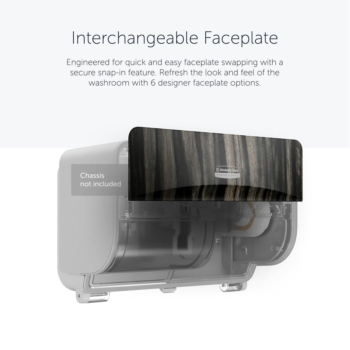 Kimberly-Clark Professional™ Icon™ Dispenser Faceplate - SRBH, 32.39 cm x 10.80 cm x 3.18 cm