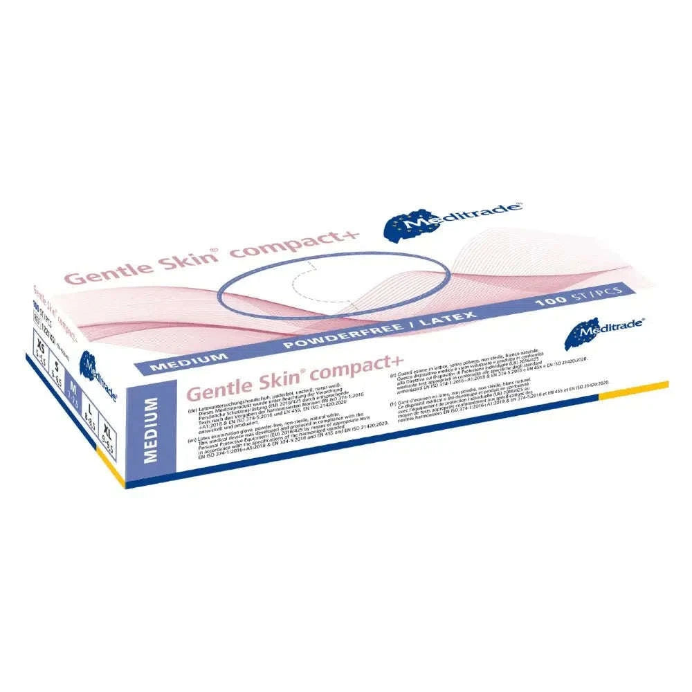 Meditrade Gentle Skin® Latexhandschuhe compact+ Einweghandschuh Namma Markt