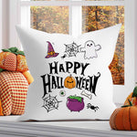 Bedrucktes Kissen mit Motiv Happy Halloween