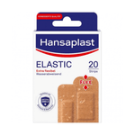 Hansaplast Elastic Strips - 20 Pflaster | Packung (20 Stück)