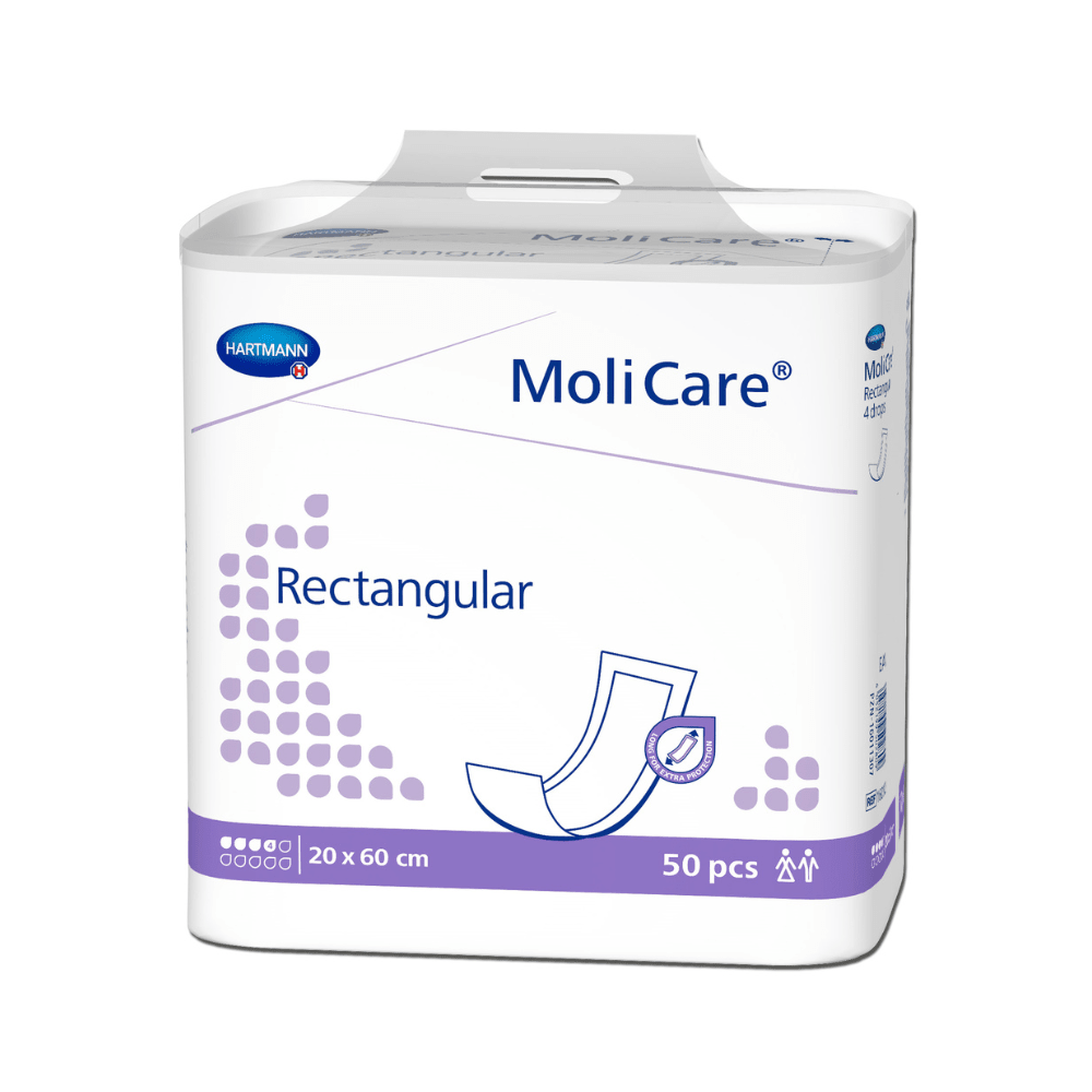 Hartmann MoliCare® Rectangular Einlage, 4 Tropfen | Packung (50 Stück)