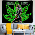 Weed Trance Schwarzlichtposter