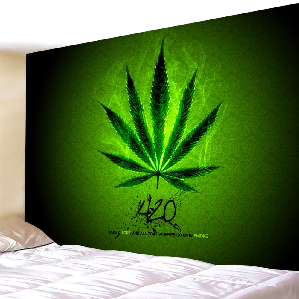 Weed Trance Schwarzlichtposter