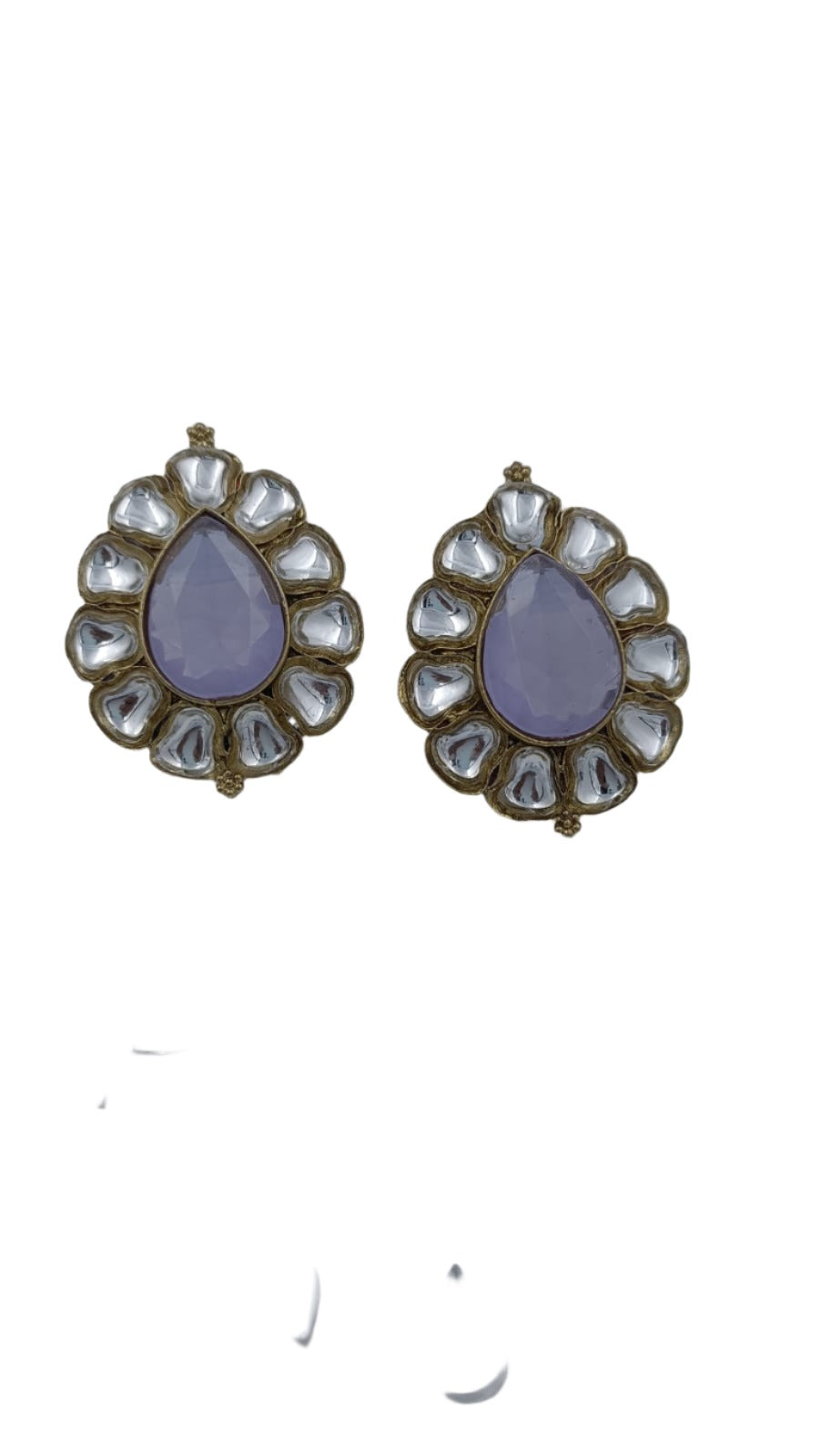 Kundan Stud Earring in Dresden