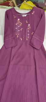 Tittle Cotton Rayon Kurti With Handwork Embroidery in Berlin