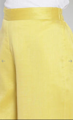 Yellow Printed kurta-plazzo- Dupatta set in Germany