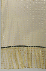 Green printed and embroided ethnic set in Poland