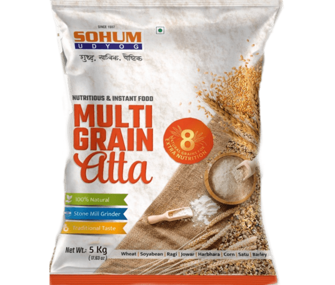 Sohum Multgrain Flour / Aata 5 kg (Export Pack)