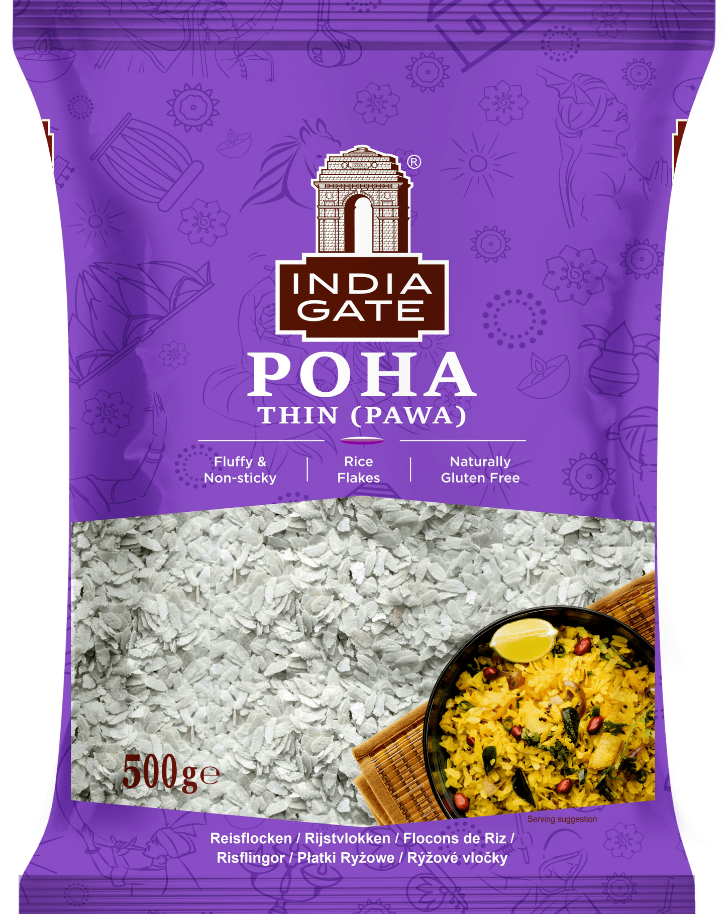 India Gate Rice Flakes / Powa thin 500g