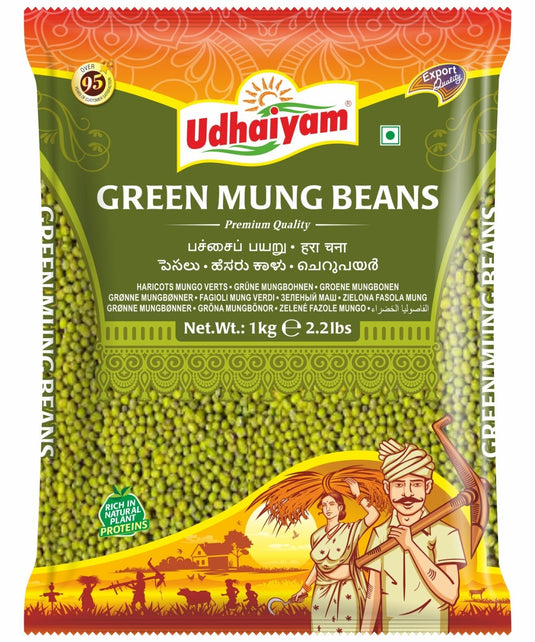 Udhaiyam Green Moong dal / Mung Beans 1kg