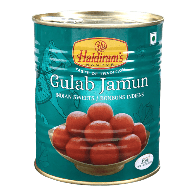 Haldiram’s Gulab Jamun 1kg Tin (Ready to Eat)