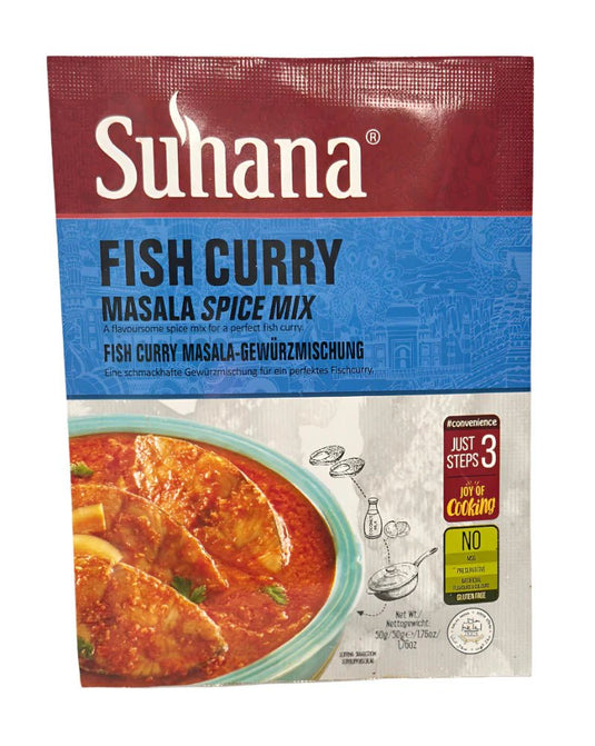 Suhana Fish Curry Masala Spice Mix 50g