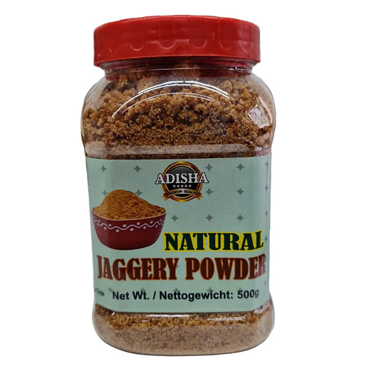 Adisha natural Jaggery Powder Jar 500g