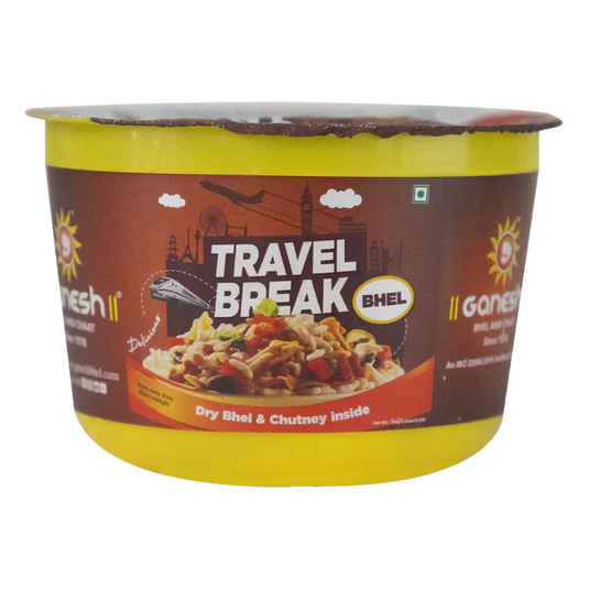 Ganesh Bhel Travel Pack ( Dry Bhel & chutney inside)