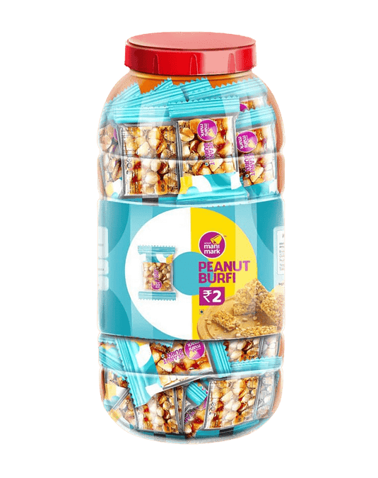 MANIMARK Peanut Burfi Jar – 800GM
