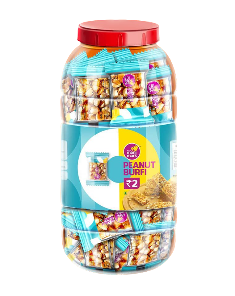 MANIMARK Erdnuss-Burfi-Glas – 800 g