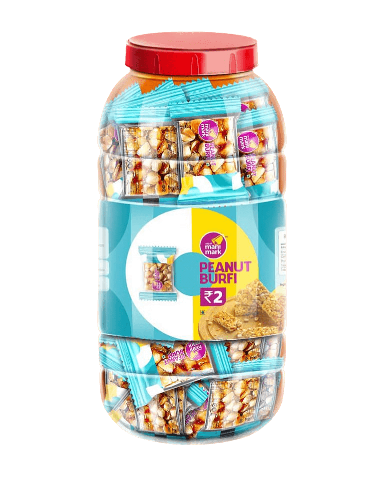 MANIMARK Peanut Burfi Jar – 800GM