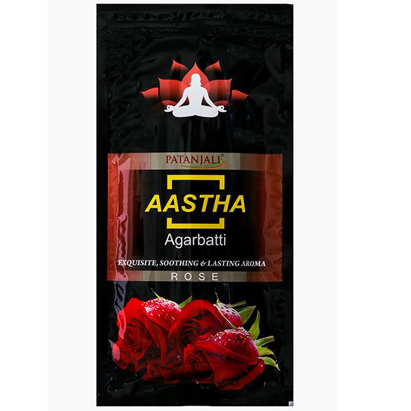 Patanjali Aastha Agarbatti - Rosa 18stk