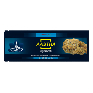 Patanjali Aastha Agarbatti - Loban 18 unidades