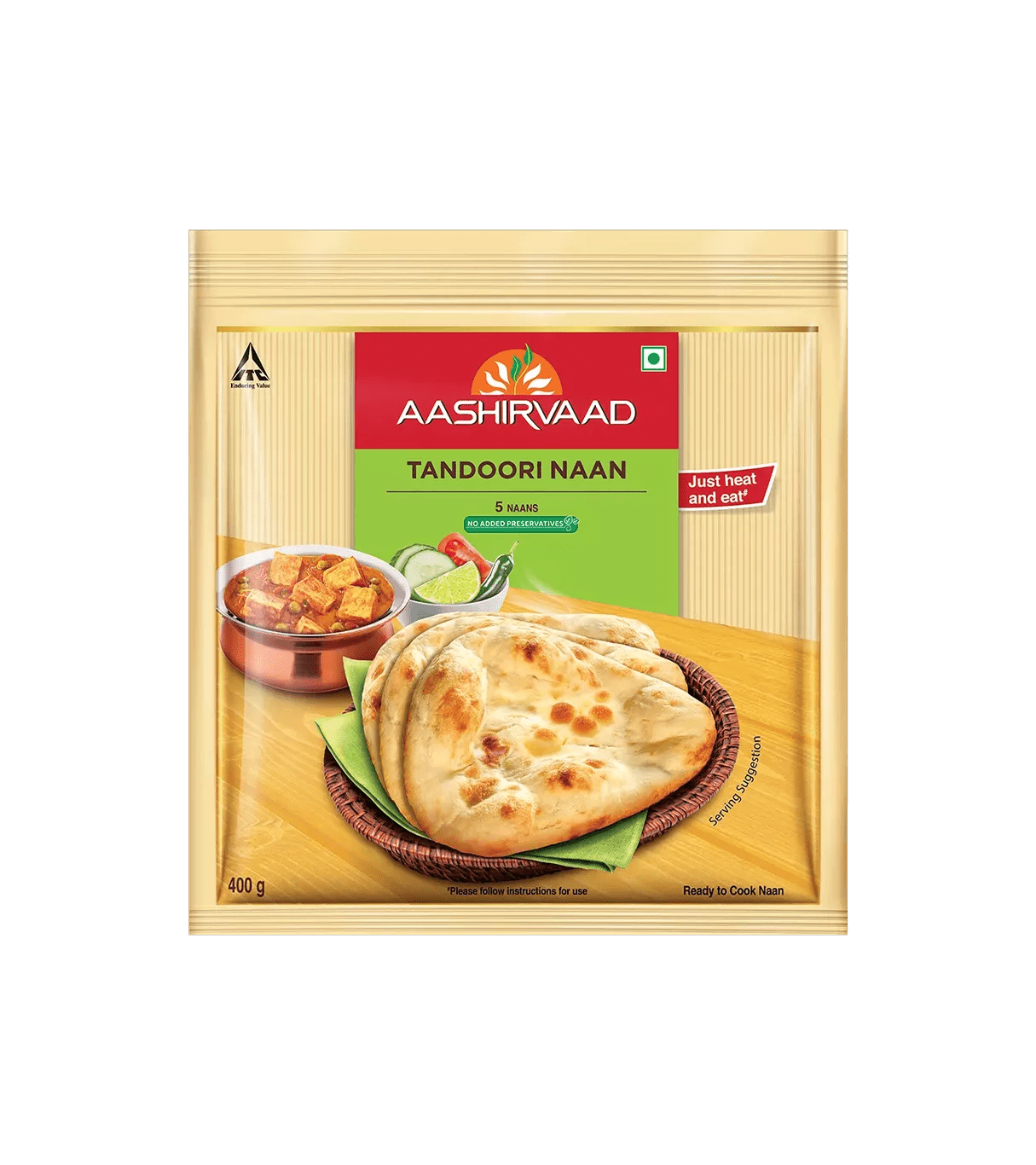 Aashirvaad Tandoori Naan 1600g