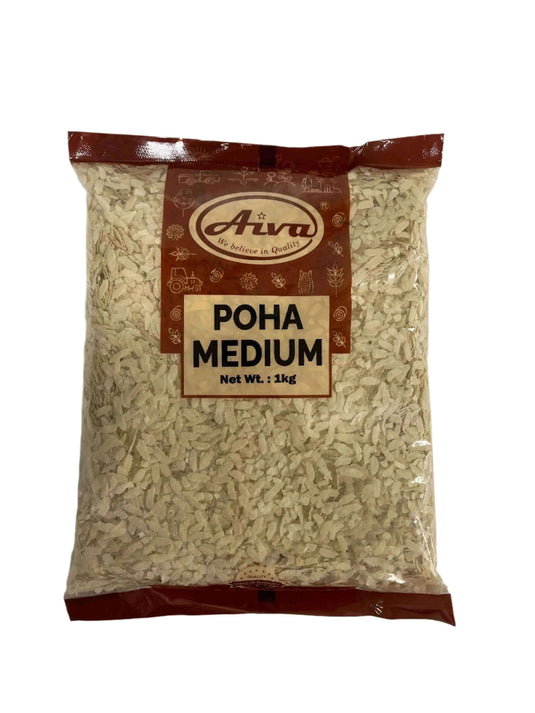 Aiva Rice Flakes / Poha Medium 500g