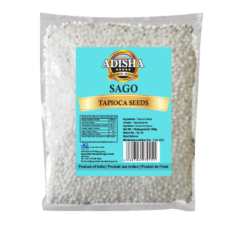 Adisha Premium Sagou Sabudana 500g