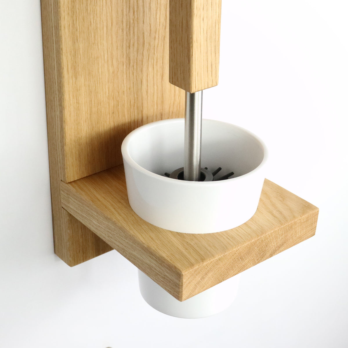 Toilettenbürstenhalter LARA aus Holz