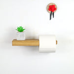 Toilettenpapierhalter LEO aus Eiche