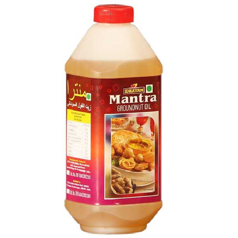 Idhayam Mantra Olio di Arachidi 1 Litro (Confezione Export)