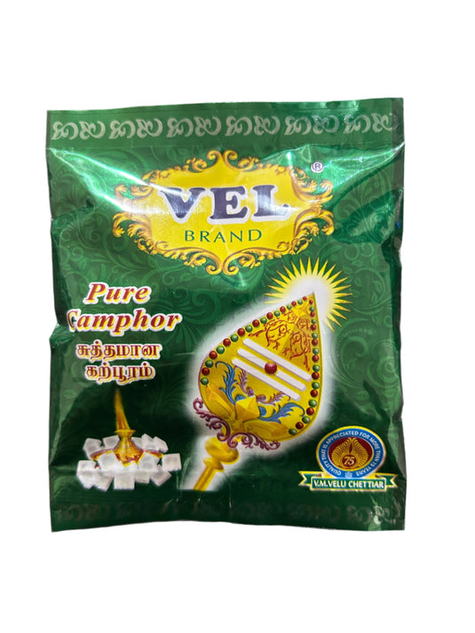 Vel Pure karpooram / camphor 25g