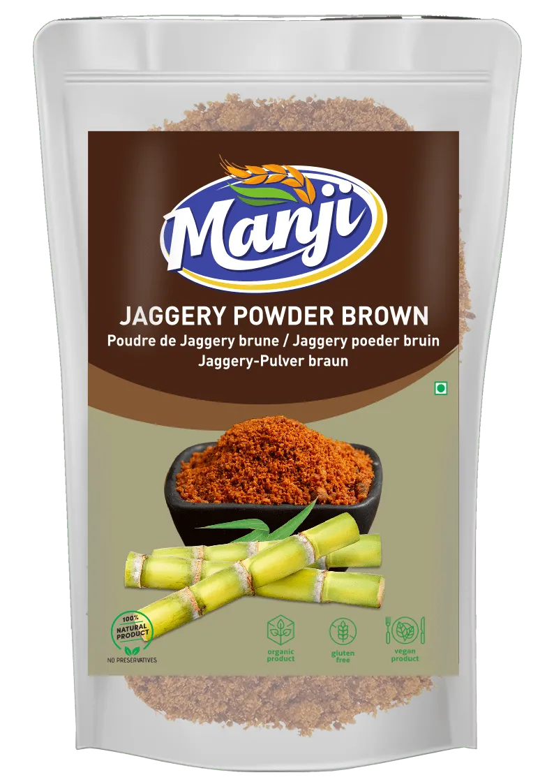 Manji /Nandhi Jaggery Poudre Brune 500g