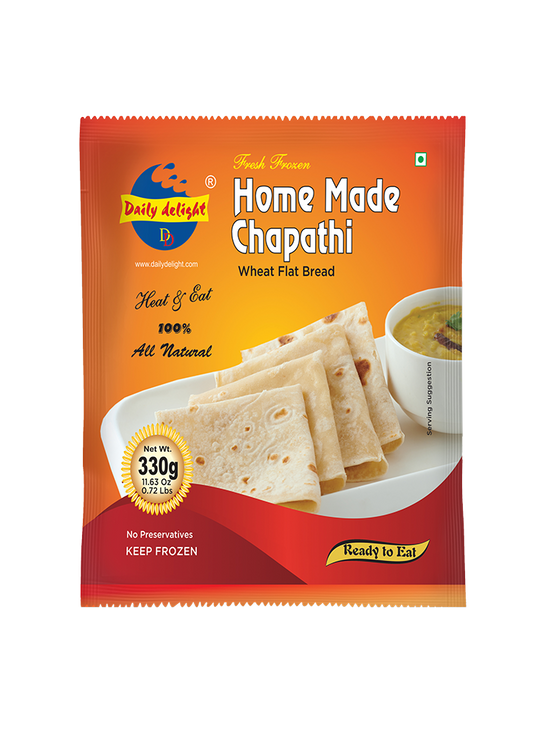 Daily Delight Whole Wheat Chapathi 330g