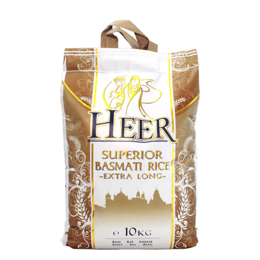 Heer Superior Basmati Rice Extra Long 10kg