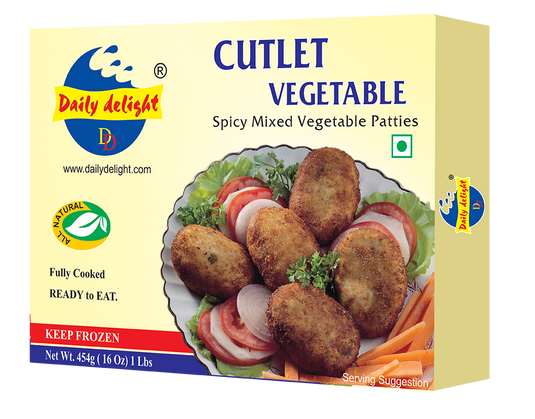 Daily Delight Cutlet Vegetable 454g