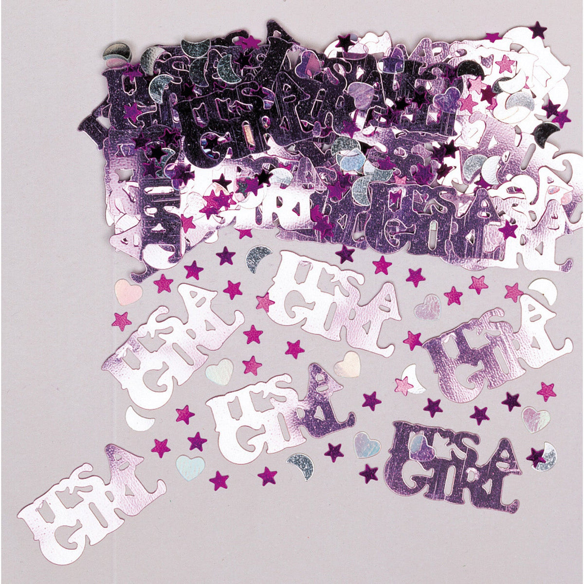 Konfetti It's a Girl - Pink | 14 g, Folie