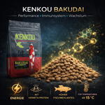KENKOU® BAKUDAI Koifutter - 3 mm oder 6 mm schwimmend