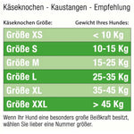 Käsekauknochen aus schmackhaften vegetarischer Hartkäse von Dauerkauer