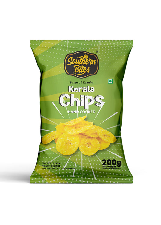 Southern Bytes Banana Chips 200g - Taste of Kerala Hand cooked