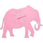 Kinder Wanduhr im Elefanten Design